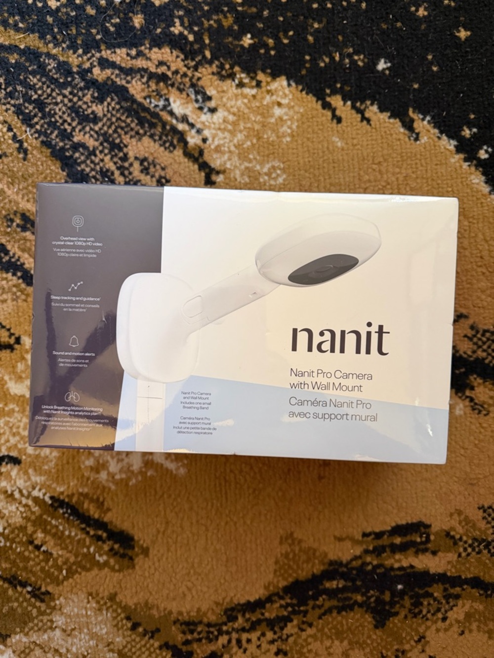 Nanit Pro Smart Baby Monitor & Wall Mount:
Movement Sensor, Temperature Reading
